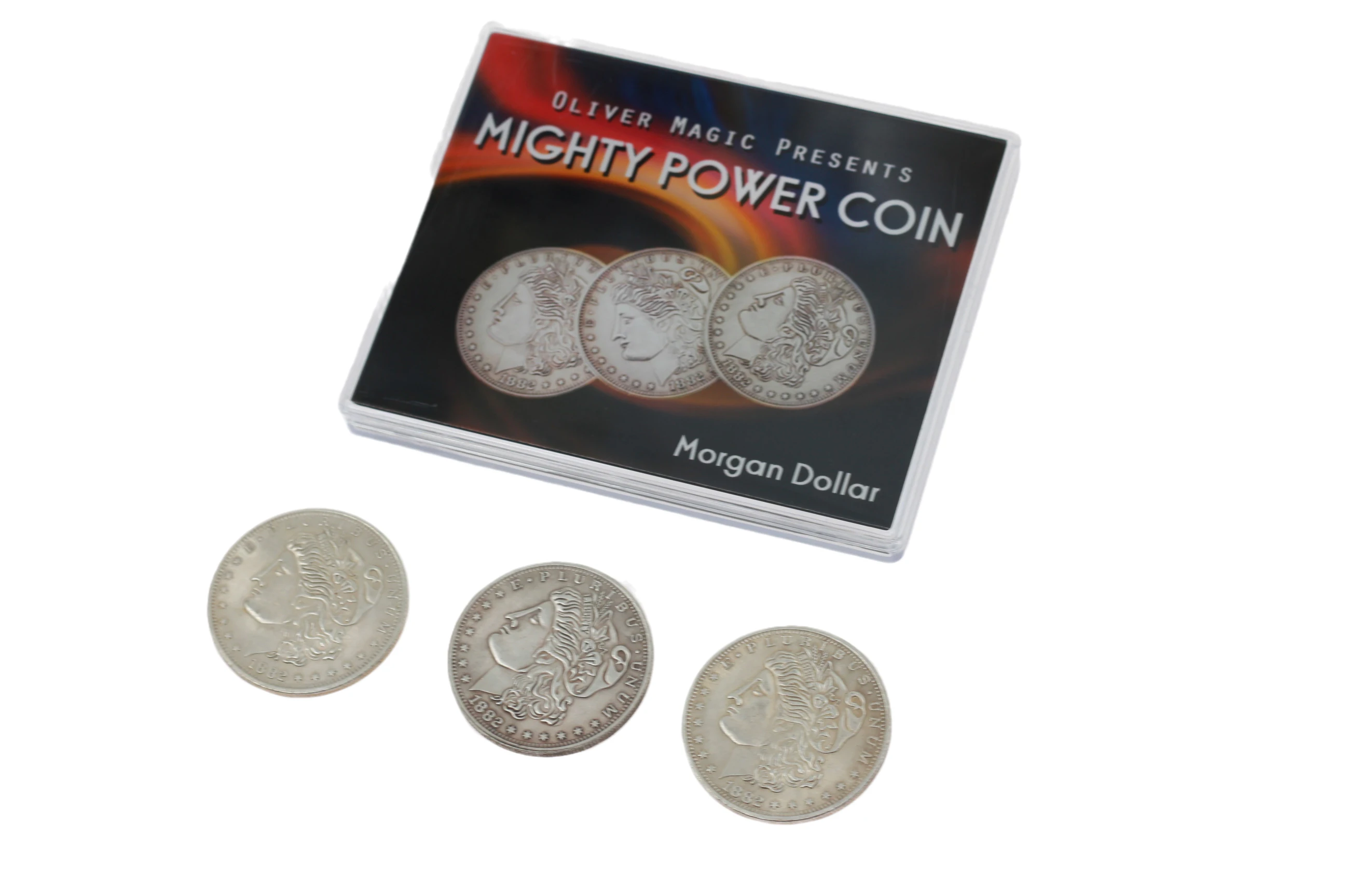 Монета могучей силы (Морган доллар) от Оливера Волшебная монета для фокусов
