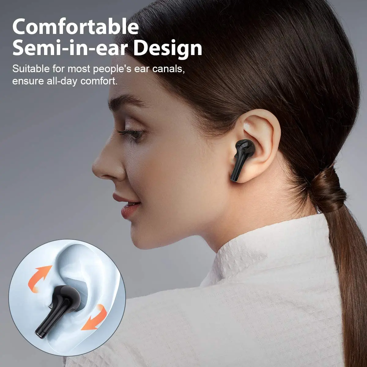 Беспроводной наушники Bluetooth 5 0 вкладыши TWS стерео звук с светодиодный Мощность