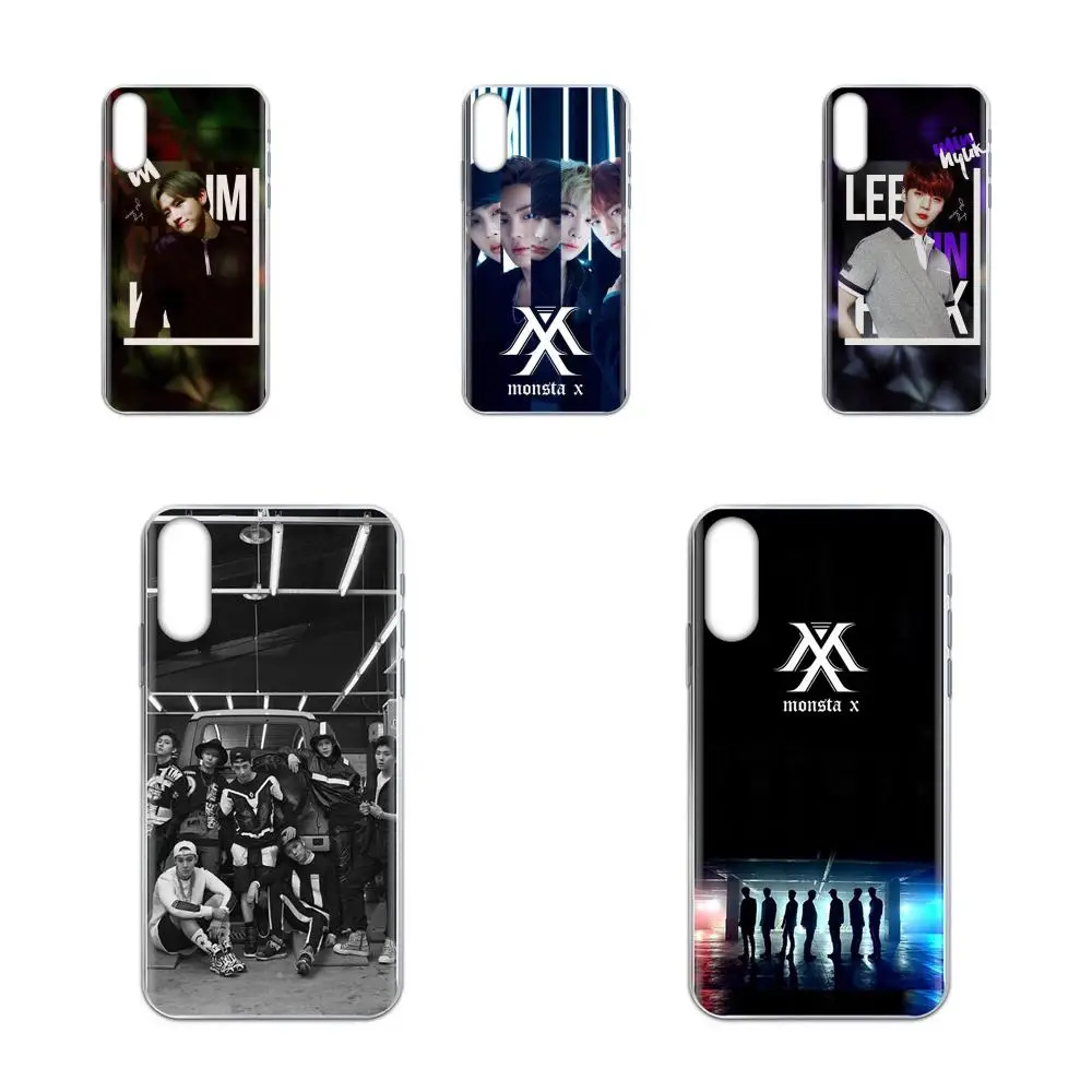 Для Xiaomi Mi3 Mi4 Mi4C Mi4i Mi5 Mi 5S 5X 6 6X 8 SE Pro Lite A1 Max Mix 2 Note 3 4 TPU чехол Чехол Monsta X Kpop Boy Group |