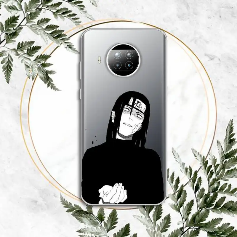 

Naruto Cute Cartoon Anime Sasuke Phone Case Transparent for Xiaomi Redmi note 10 t 8 9 pro lite 11
