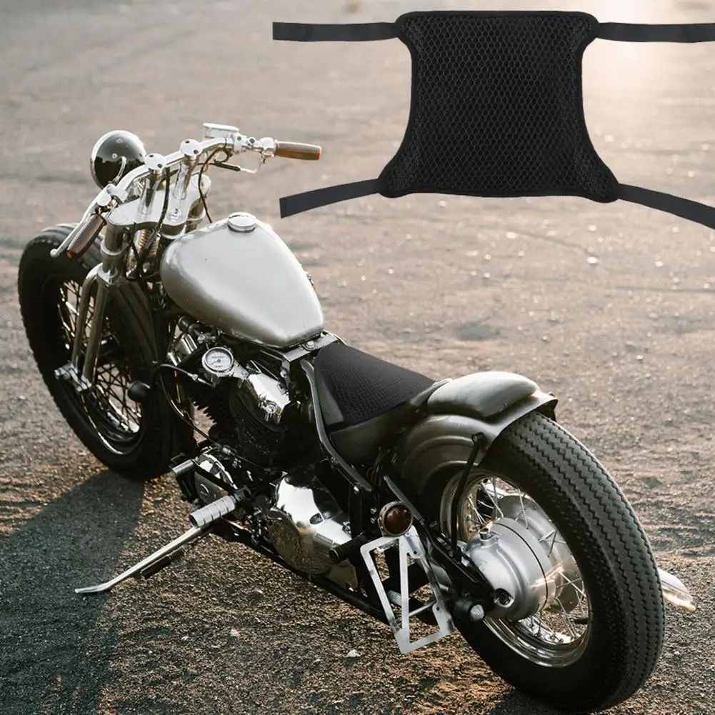 

Подушка на сиденье мотоцикла, противоскользящий амортизирующий аксессуар, остается прохладным на солнце, мотоциклетное воздушное охлажда...