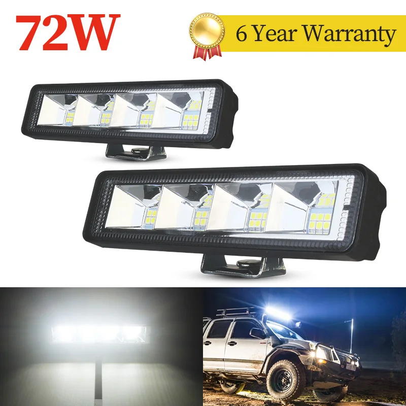 Передняя фара для грузовика светодиодсветодиодный Лампа рабочего освещения 72 Вт
