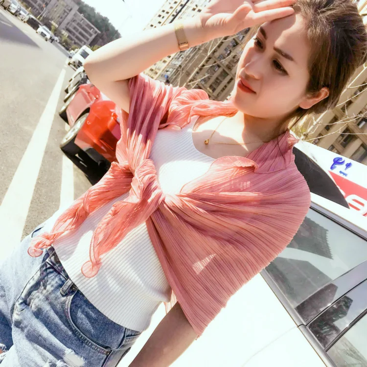 Водительский автомобиль солнцезащитный платок мама с длинным рукавом шифоновый