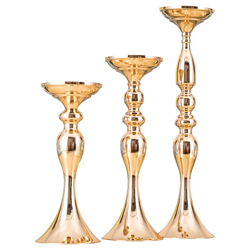 Vase Golden Mermaid Horn Candlestick Home Decoration Wedding Road Main Table Articles | Дом и сад