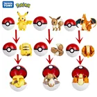 Оригинальные фигурки покемона из аниме, дневная яркость, игрушки для деформации, набор карманных игрушек, монстр, модель питомца, детские подарки