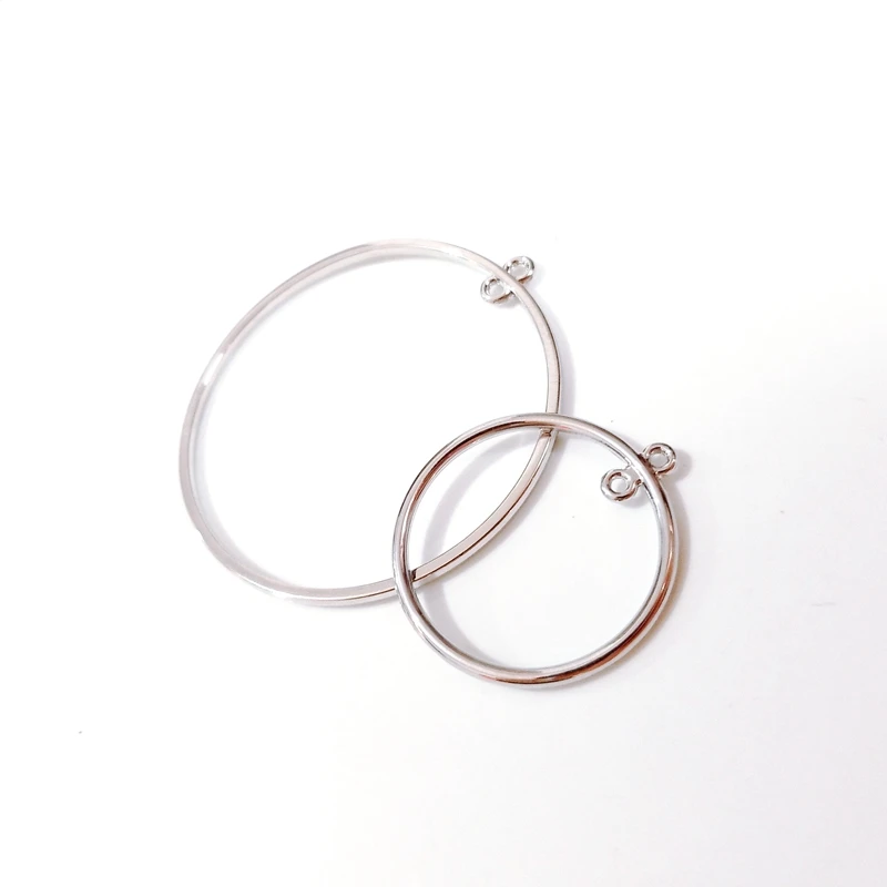 Корейский геометрический сплав Гальванизированный двойной висящий Круглый DIY