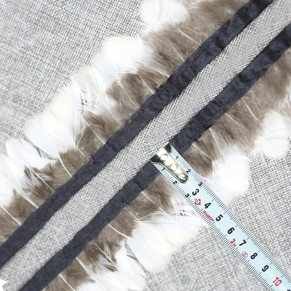 10 ярдов украшения из натуральных перьев фазана 4-5 см лента с перьями свадебное