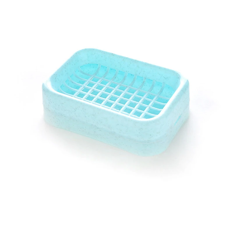 

Soap Holder Double-layer Bathroom Accessories Plastic Shower Soap Dish Non-slip Draining Tool Drainage Soap Box