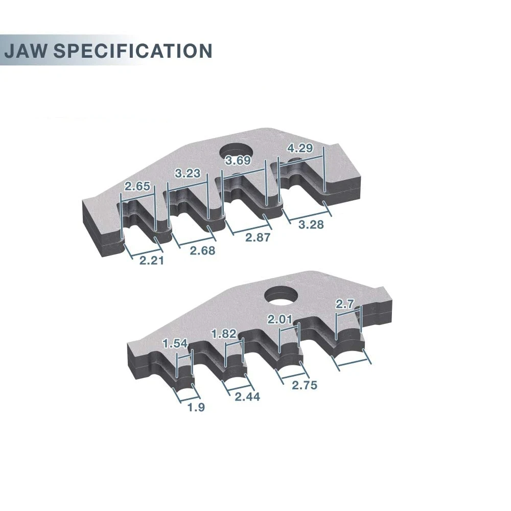Набор высечек IWISS с электродами для обжима проводов SN-2549/SN-48B/SN-28B/SN-05B/SN-2546B/SN-58B |