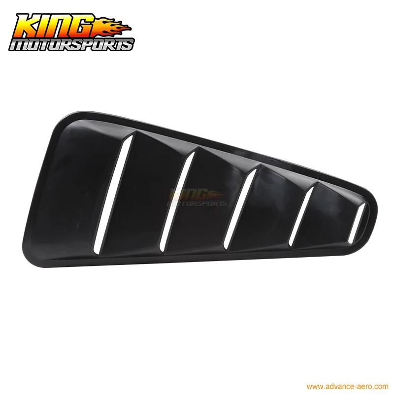 Подходит для 2010-2014 Ford Mustang 2DR 5 Вентиляционное боковое окно жалюзи Чехлы Mach Style |