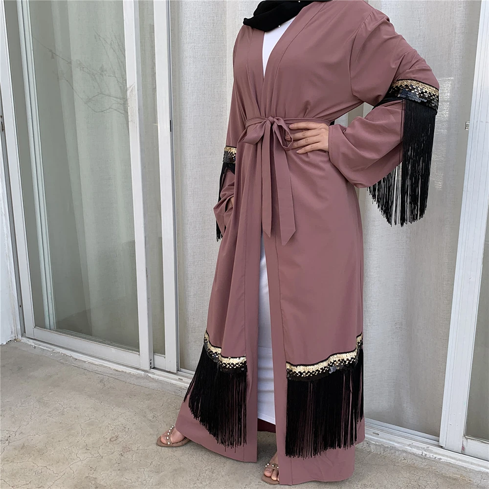 Abaya кимоно Хиджаб Мусульманское платье Женский кафтан Caftan Marocain турецкая