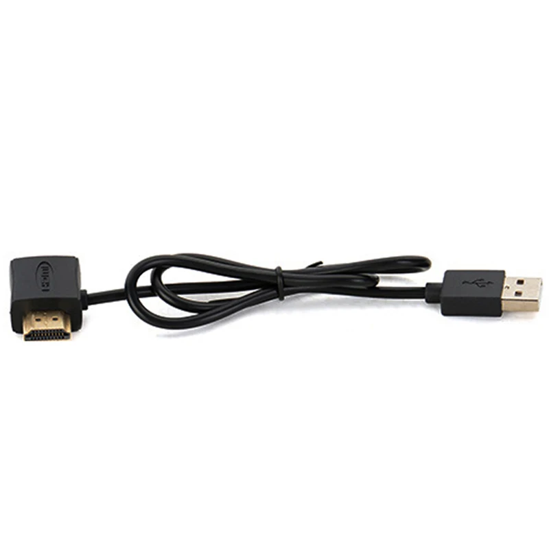 Портативный 50 см USB 2 0 HDMI адаптер Папа-мама расширитель Питание соединительный