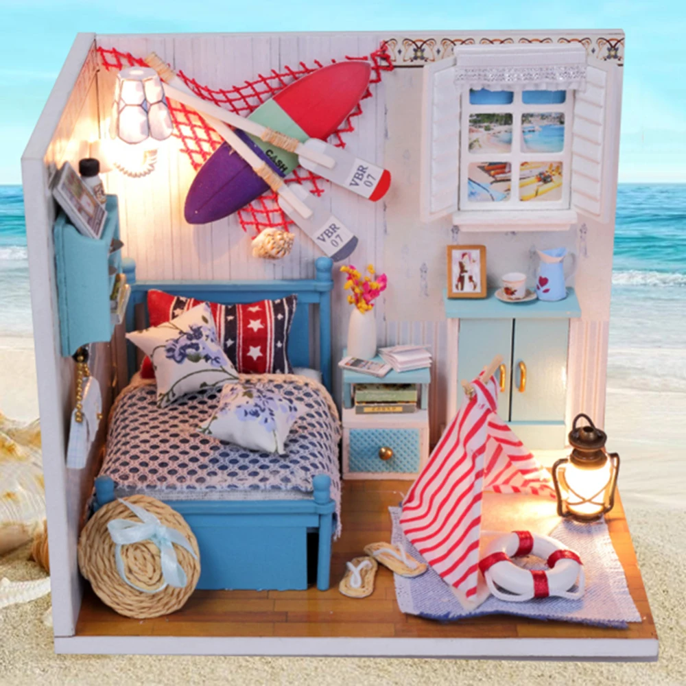 Кукольный домик сделай сам миниатюрная модель кукольный со встроенной виллой