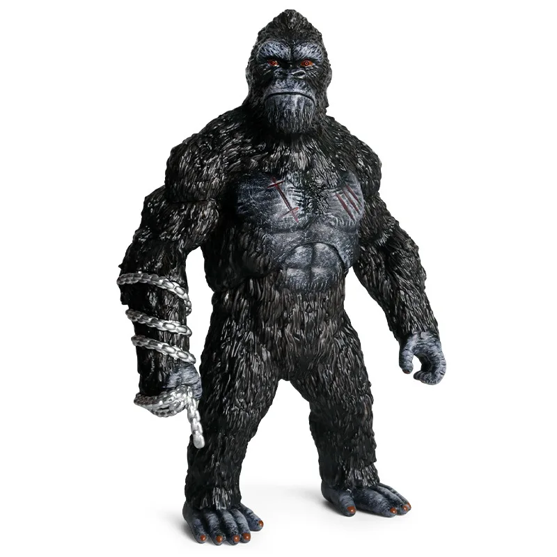 

King Kong Statue Animal Figurine Collectible Model Resin Orangutan Sculpture Home Office Desktop Decoration Gift