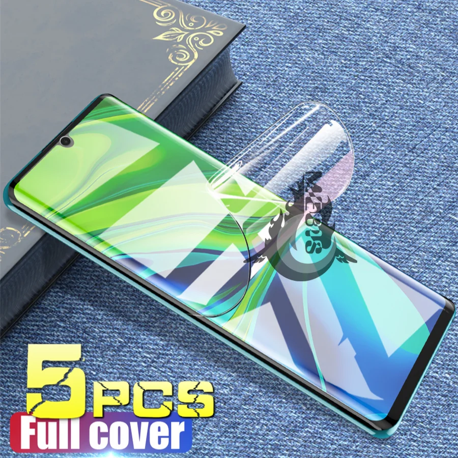 

5 Pcs Hydrogel Film for Xiaomi Mi Note 10 9 T Pro Lite Mi10 Mi9 5G Screen Protector Mi9T 9T Pro 9 Se 9Se Mi Xiaomi CC9 Pro Cc9e