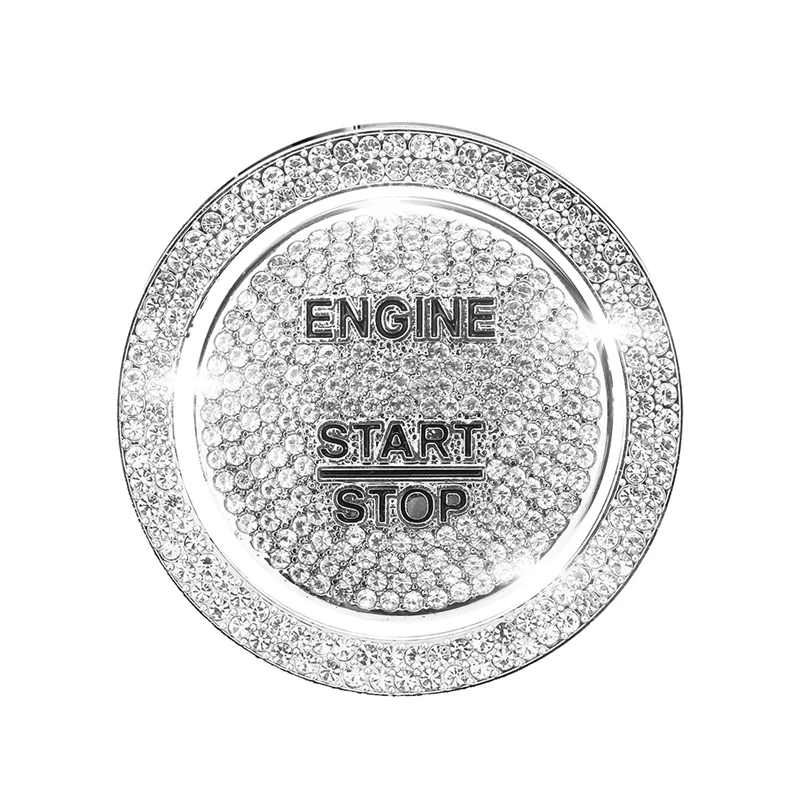 Автомобильный двигатель старт стоп зажигание одна кнопка Крышка кольцо отделка