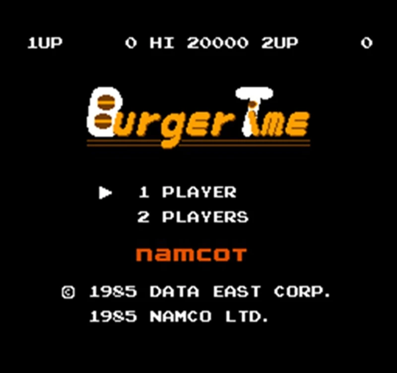 

Burger Time 60 Pins English Version Game Cartridge for 8 Bit 60pin Game Console