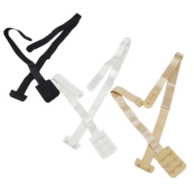 

3 Colors Adjustable Extender Hook Low Back Backless Bra Strap Adapter Converter Fully Extender Hook Underwear Accessories