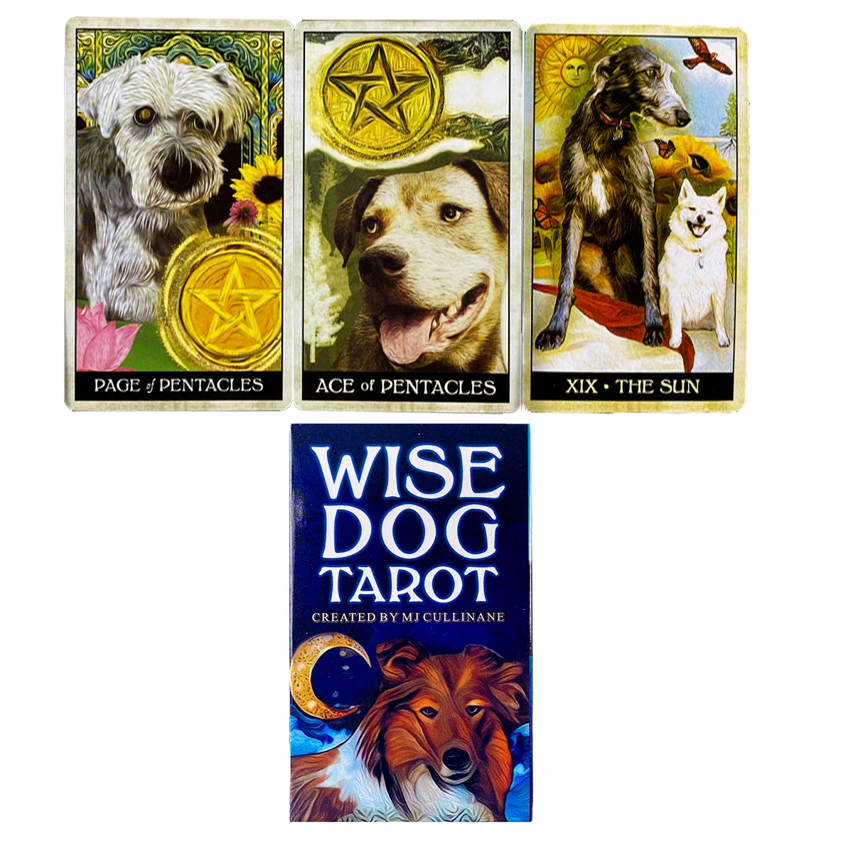 

Kawaii New High Quality The Dog Tarot Oracle Cards Deck Party Board Games Supplies Prophecy Cards With Guide E Book