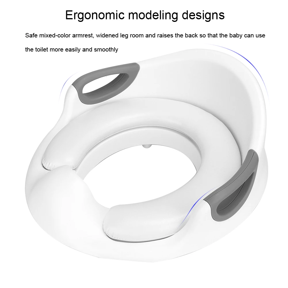 Детское сиденье для унитаза нескользящее мягкое удобное детское Массажная