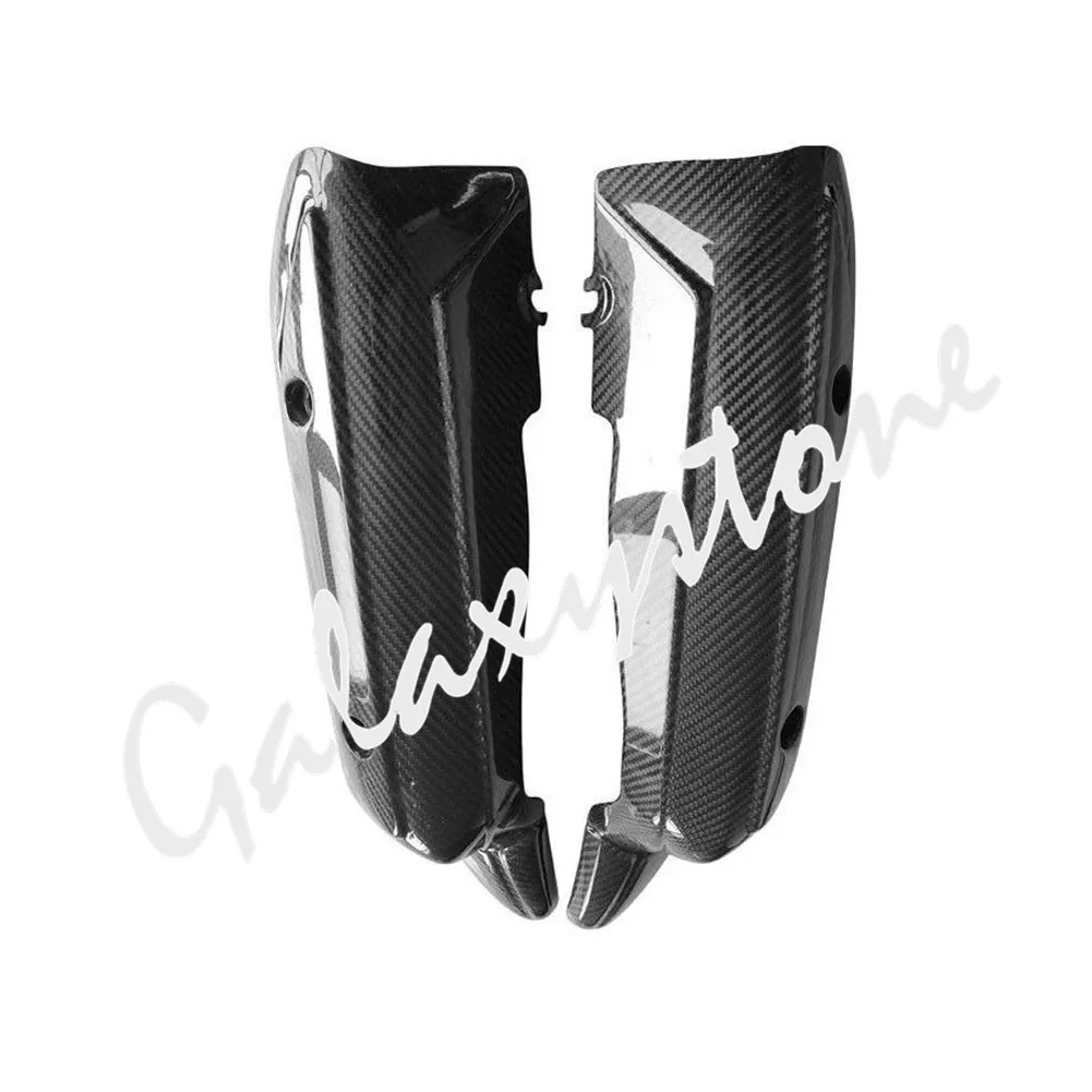 Для YAMAHA YZF R1 2009 2010 2011 2012 2013 Реальные углеродного волокна сзади глушитель выхлопной трубы крышка Тепловой Защиты Гвардии