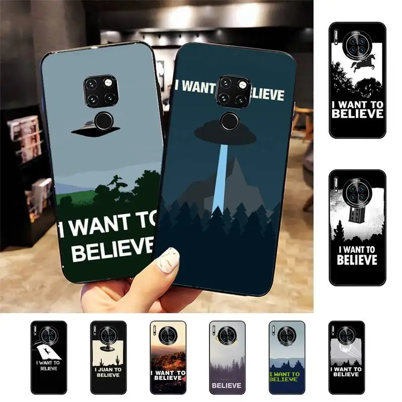 

The X Files I want to believe Phone Case For Huawei Nova3I 3E mate20lite 20Pro 10lite Luxury funda case