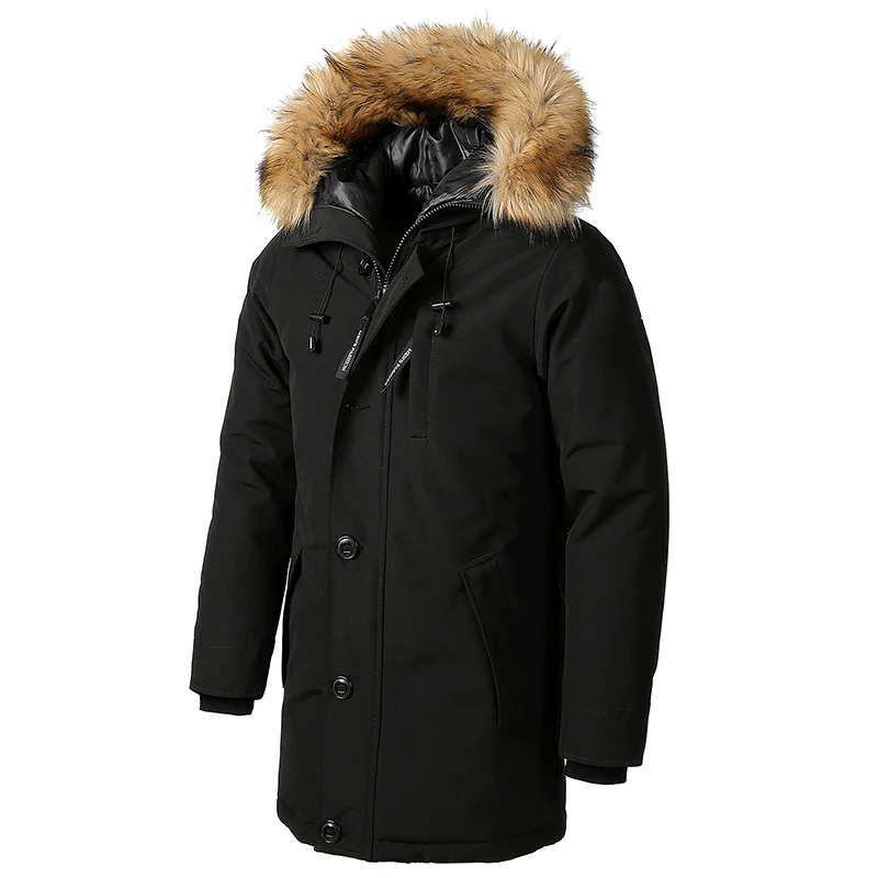 

New Casual Jacket Men's Winter Jacket Coat Thick Warm Parkas For Men Warm Clothes Homber -30 Degree Top Coats Europe S-2XL