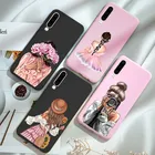 Чехол для Huawei P40 Lite, E, P30 PRO, P20, P10, P Smart 2018, 2019, силиконовый, матовый