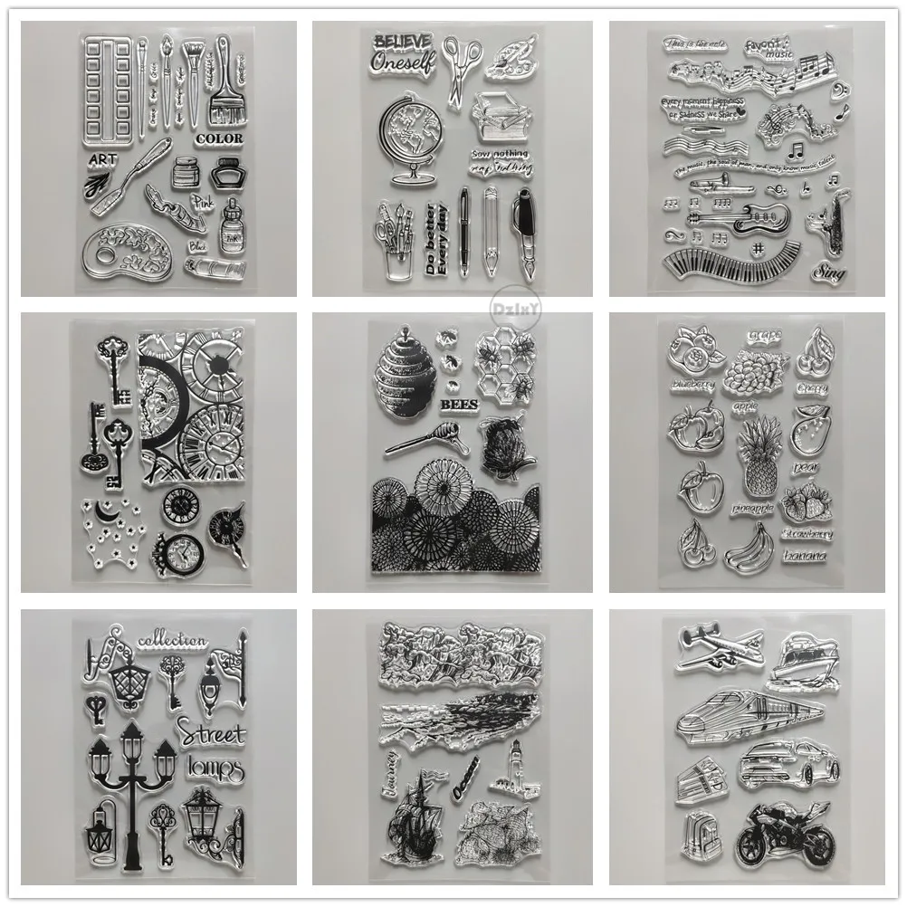 2021 доска для рисования прозрачные штампы товары рукоделия скрапбукинга