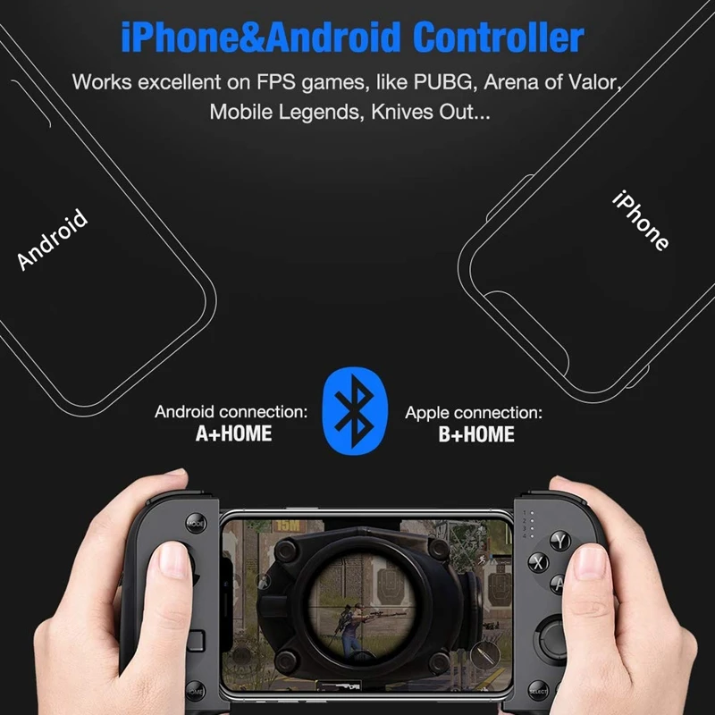 Mobile Controller Game For Pubg Android/Ios/Iphone Wireless Remote Gamepad F | Электроника