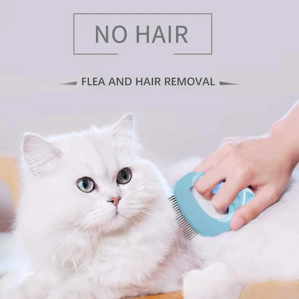 Кота Массажная расческа гребень в форме ракушки изогнутый крюк зубы