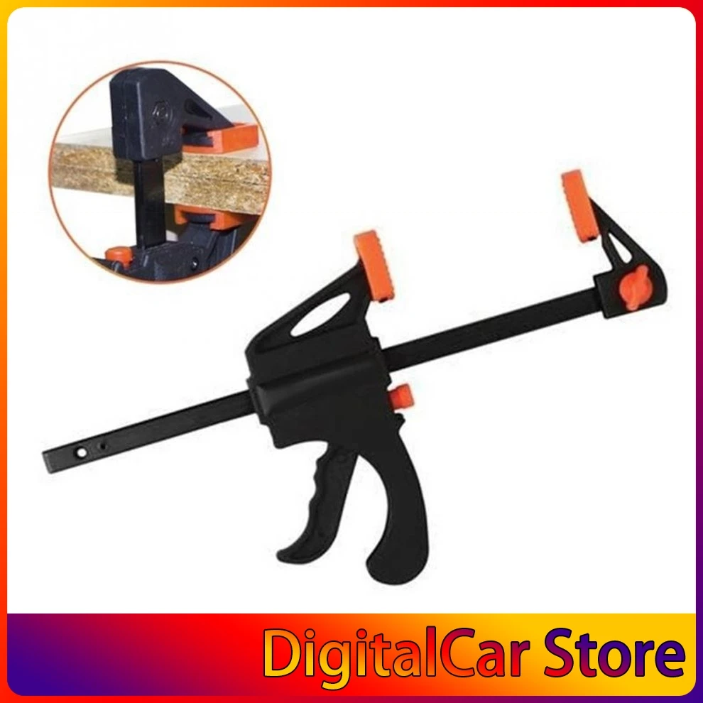 

Зажимы F для деревообработки, набор из 4 зажимов для столярных работ 100 мм 4 дюйма, зажимы для столярных работ из алюминиевого сплава и пластик...