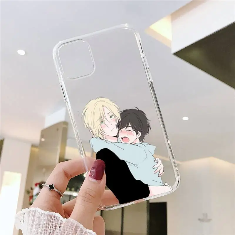 

Banana Fish Phone Case Clear Transparent for iPhone 11 12 mini pro XS MAX 8 7 6 6S Plus X 5S SE XR 2020