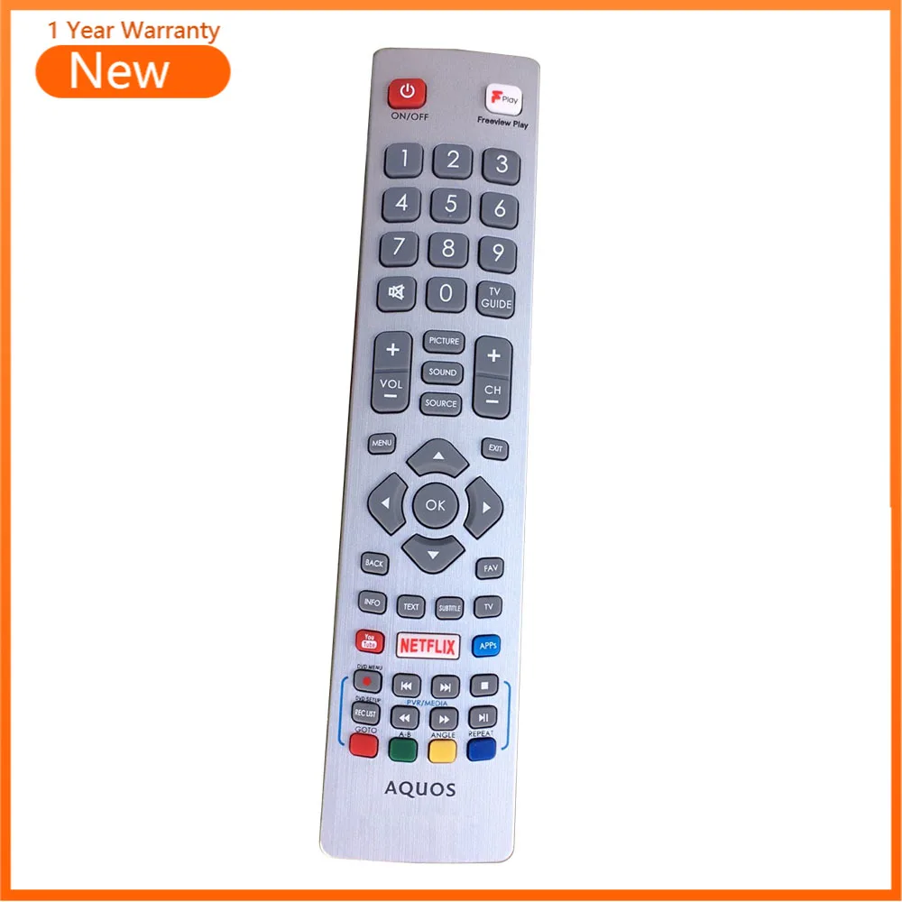Пульт дистанционного управления SHWRMC0115 для Sharp Aquos Smart LED TV IR Control e с Netflix Youtube 3D Button Fernbedienung