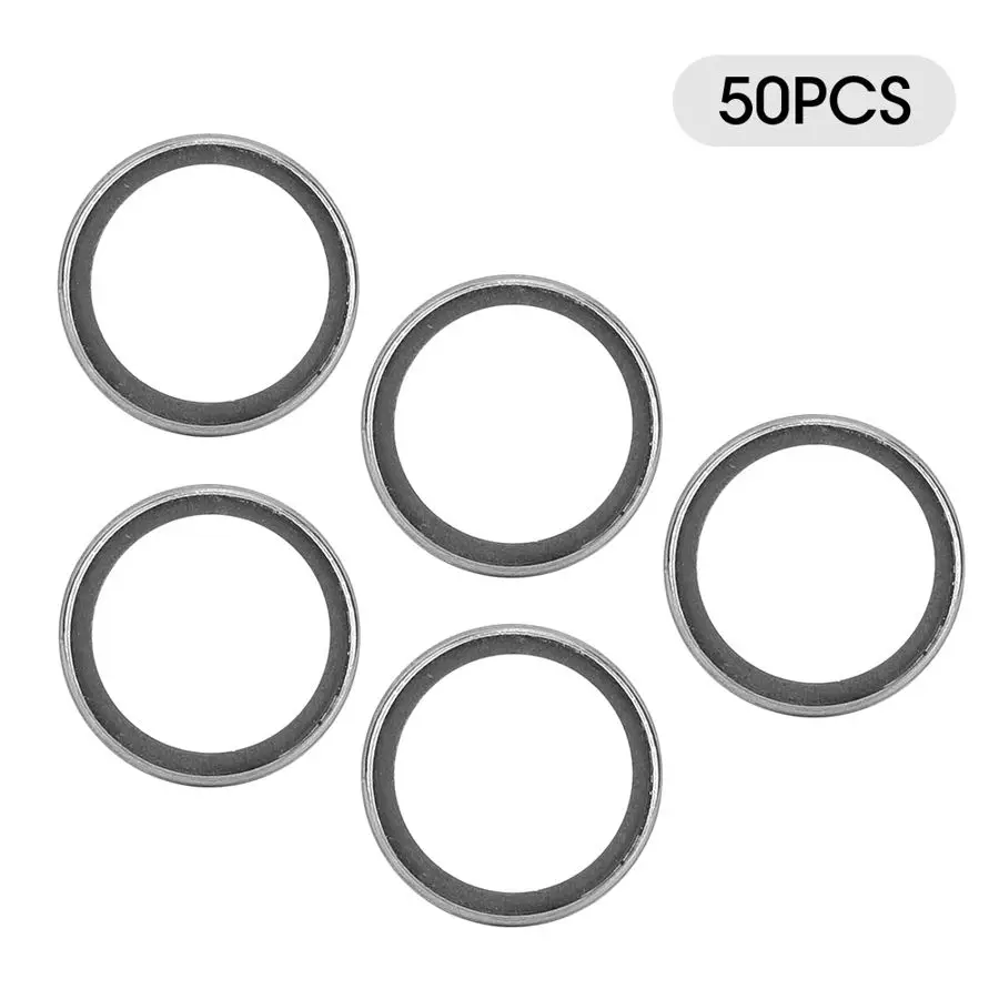 50pcs Engine Oil Drain Plug Washers Gaskets Replacement 11126-AA000 Fit for Subaru Metal Seals Rings Accessories | Автомобили и