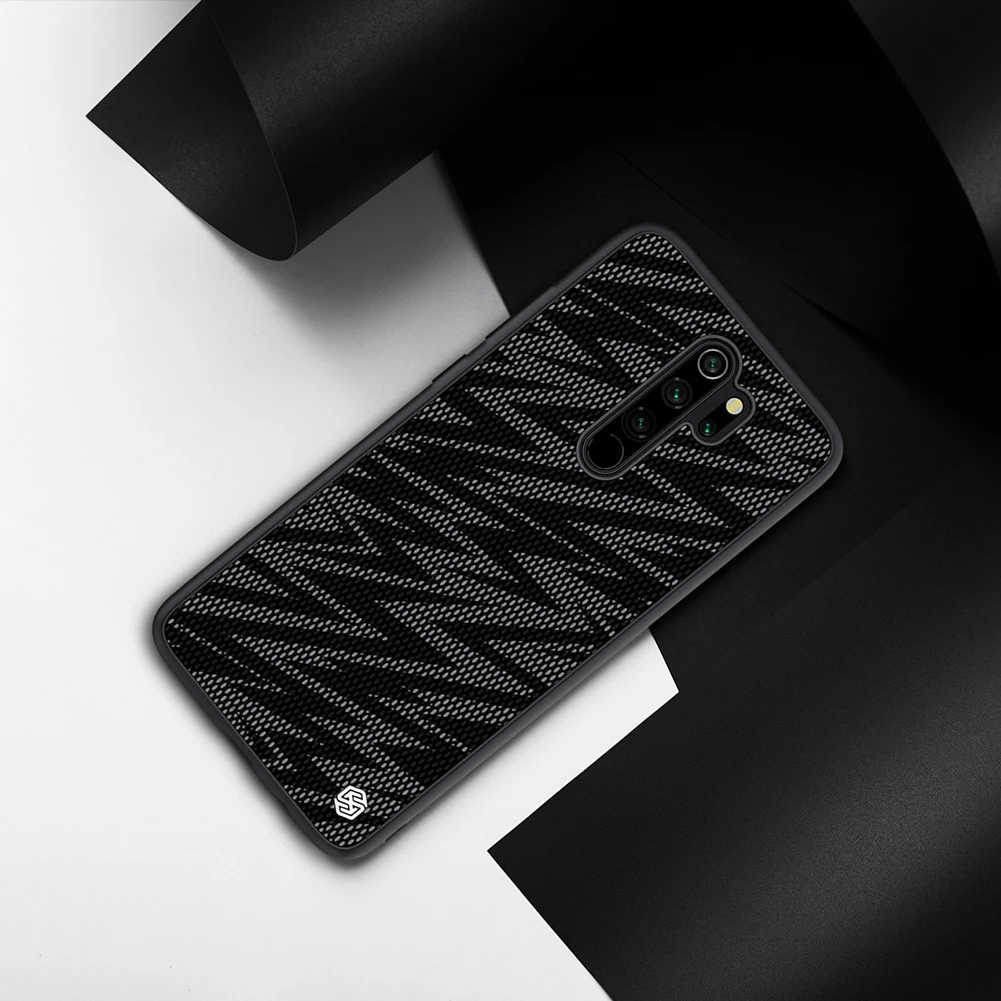Для Xiaomi Redmi Note 8 Pro Note8 Pro Чехол мерцающий чехол s Nillkin Жесткий ПК+ Мягкий ТПУ градиентный полиэстеровый светоотражающий чехол