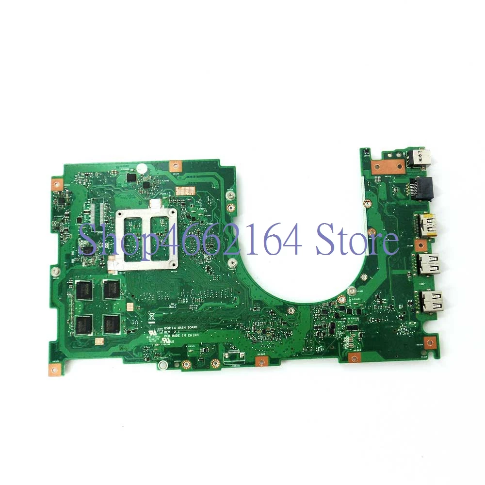 Billig Q501LA Mainboard REV 2,1 SR170 I5-4200 Prozessor 4GB RAM Für ASUS Q501 Q501L Q501LA Laptop Motherboard Q501LA Motherboard Test Ok