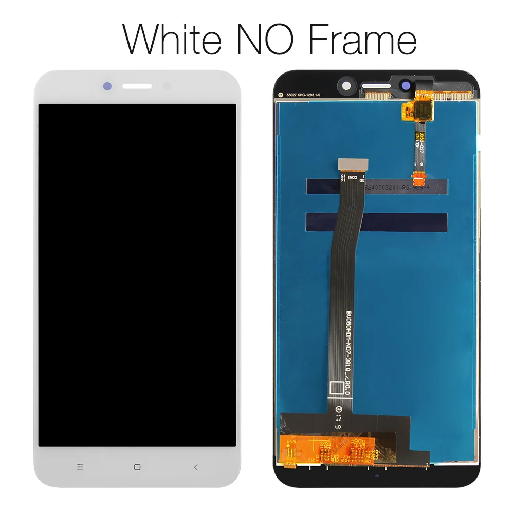 White I No Frame 5," ЖК-дисплей для XIAOMI Redmi 4X, сенсорный экран с рамкой для XIAOMI Redmi 4X, ЖК-дисплей 4X Pro, ЖК-экран в сборе - Цвет: White I No Frame