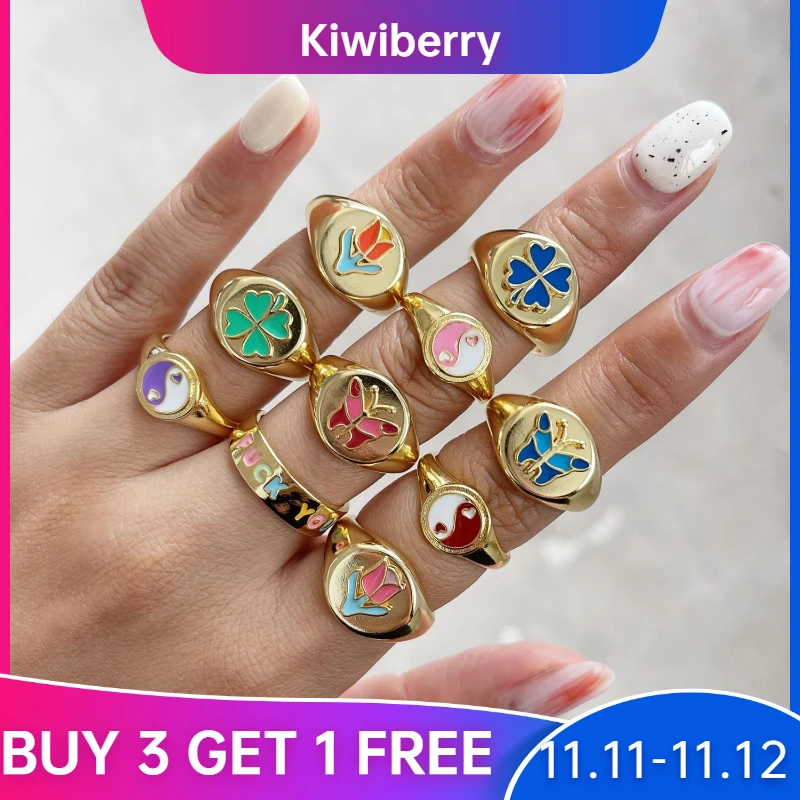 

1 шт., регулируемое кольцо на указательный палец, с медным покрытием