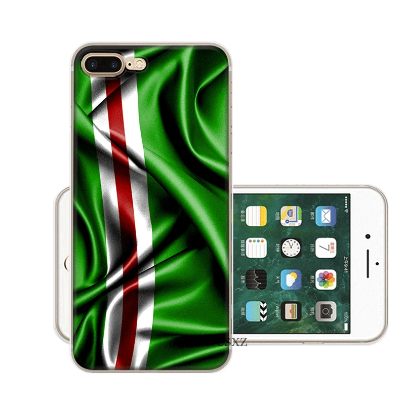 H7 Чехол для мобильного телефона iPhone 11 Pro X XR XS Max 5 5S SE 6 6S 7 8 Plus твердая крышка с флагом Чеченской - Цвет: H7