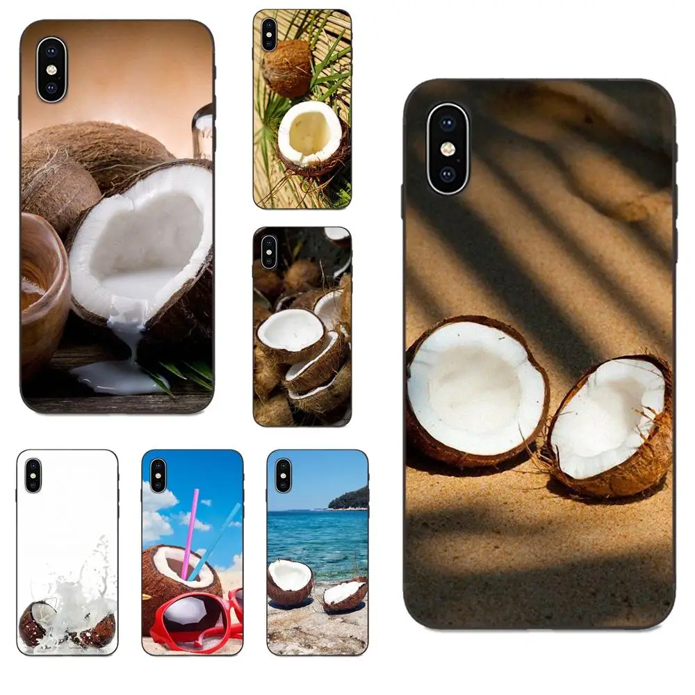 Новый модный кокосовый фрукт на пляже для Galaxy A8 A9 Star Note 4 8 9 10 S3 S4 S5 S6 S7 S8 S9 S10 Edge Lite Plus
