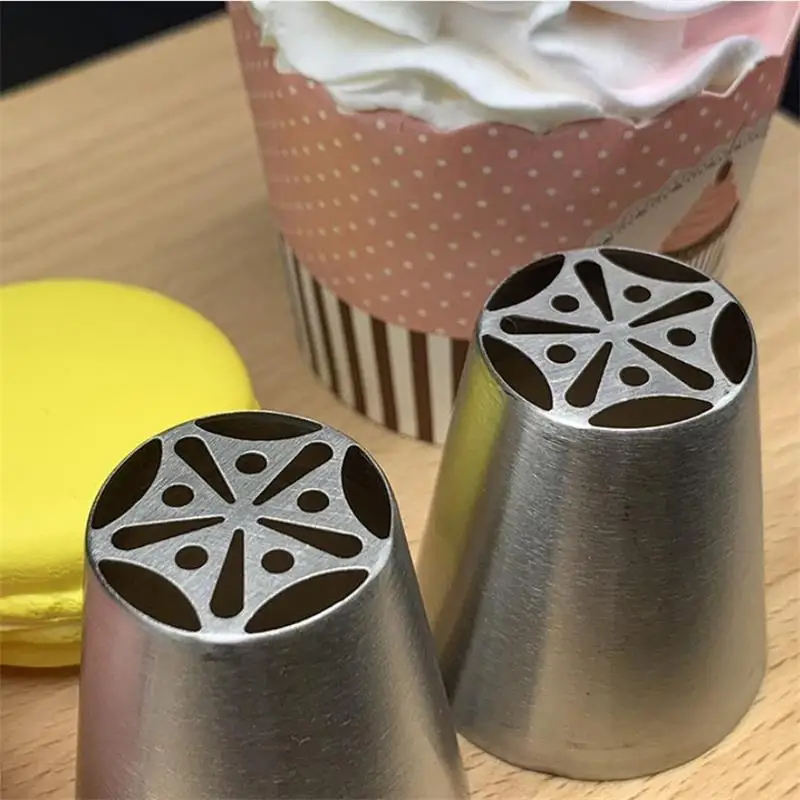 Нержавеющая сталь русские наконечники для выпечки крема сопло обледенения