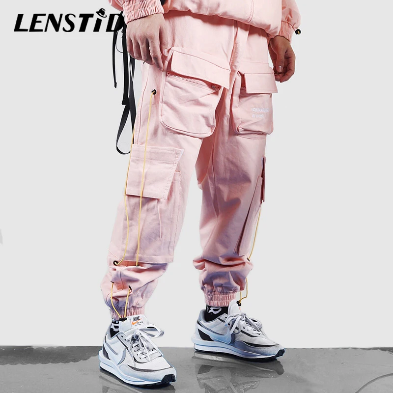LENSTID 2019 Харадзюку уличная хип мульти штаны карго с карманами женские для бега