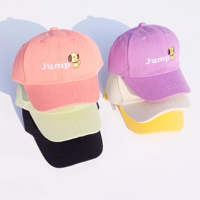 

Doitbest 2021 Children Baseball Cap spring Hip Hop Embroidered dog summer kids Hats Boy Girls hat Caps snapback gorras