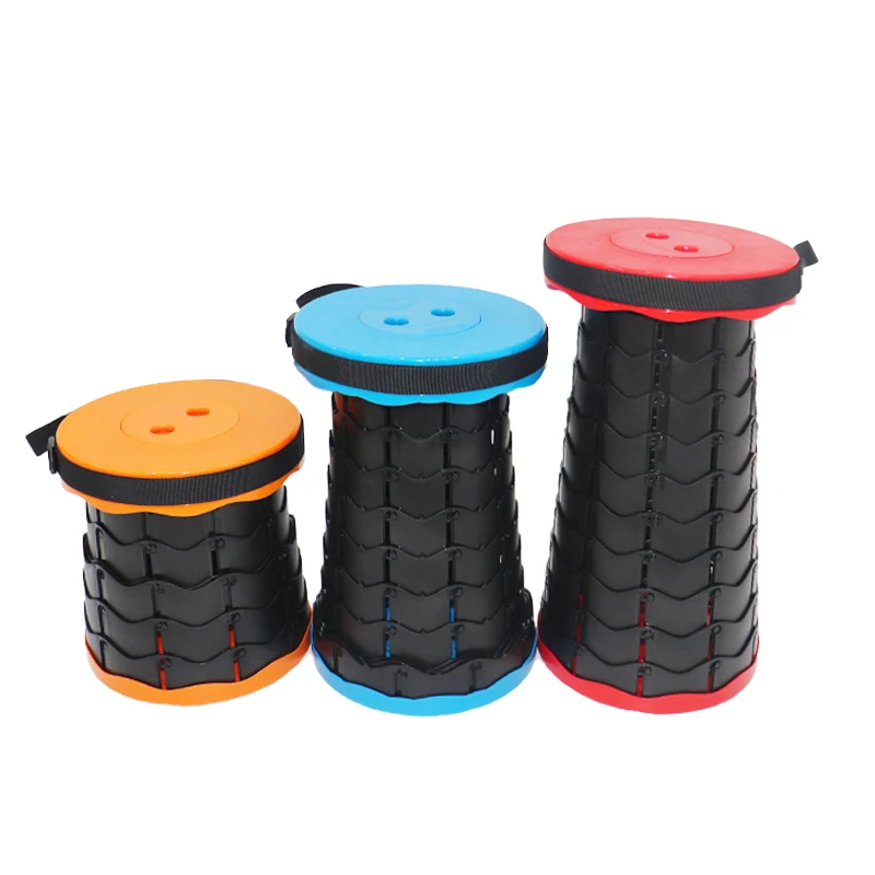 

Outdoor Folding Stool Furniture Telescopic Chair Portable Retractable Fishing Convenient Travelling Foldable Stool