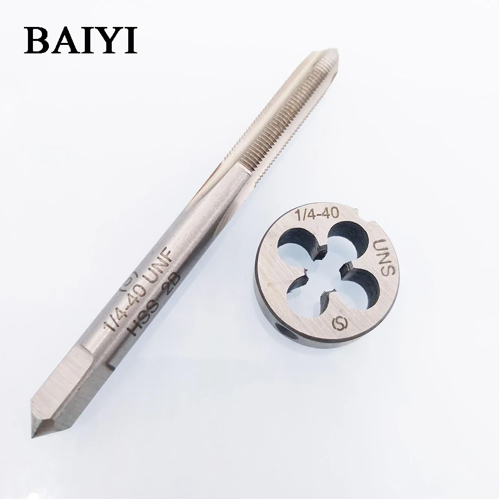 

US Stock HSS 1/4-40 UNF Tap + 1/4-40 UNS Die Right Hand