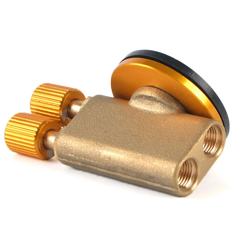 Кемпинг двойной головкой клапан Адаптер для пикника на открытом воздухе