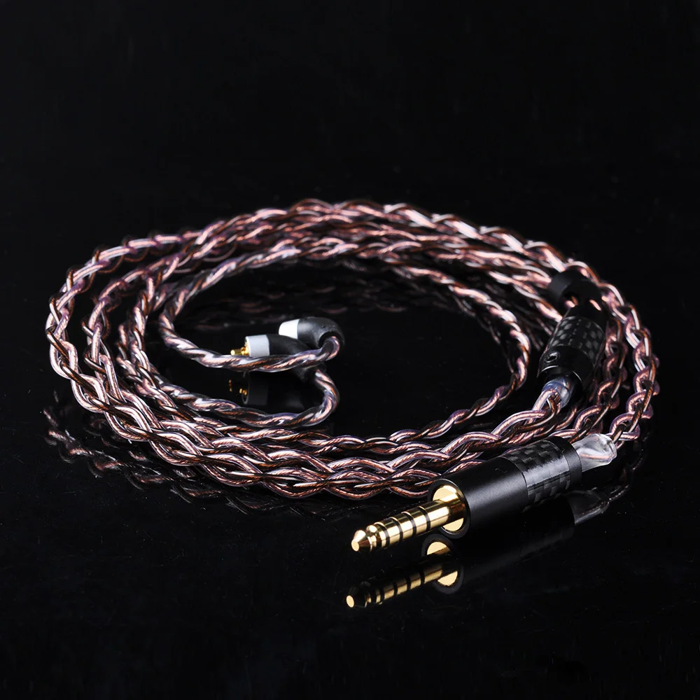 UPOCC NEOTECH 26AWG 7N монокристаллической Медь кабель 2,5/3,5/4,4 мм балансный кабель для наушников с MMCX импорт из Тайваня для HQ8