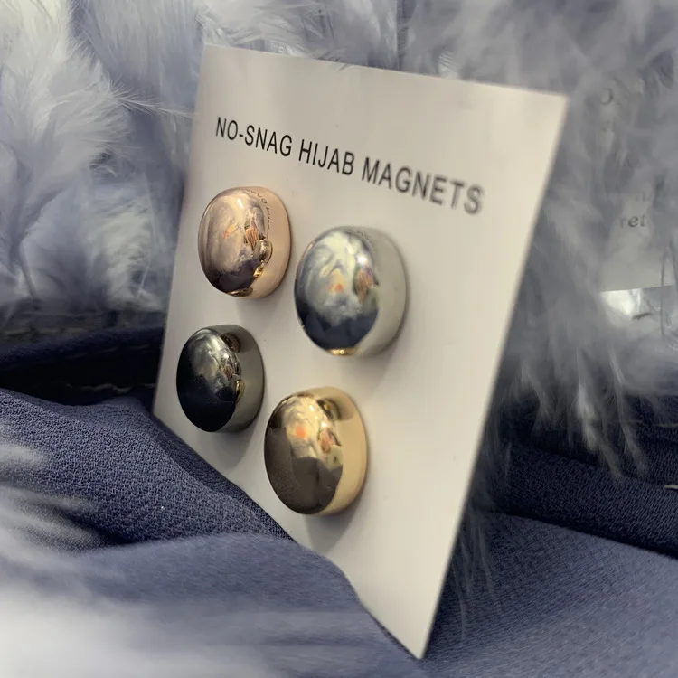 Новейший хиджаб головной платок абайя магнитная кнопка булавки броши для женщин