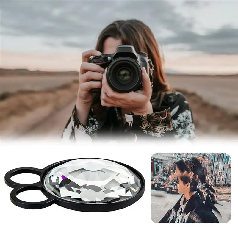 

77mm Handheld Kaleidoscope Glass Camera Filter SLR Camera Lens Accessories Special Effects Filters Photography Props